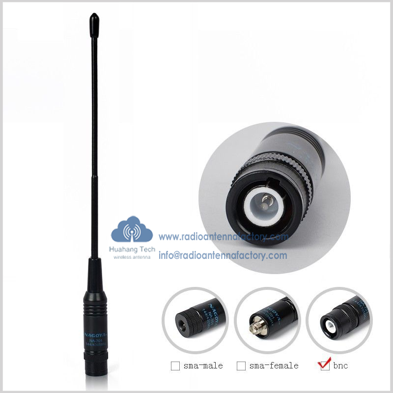 New Nagoya Antenna NA-701 Dual Band BNC SMA-Male SMA-Female for KENWOOD BaoFeng Yaesu ICOM Marantz Radio WalkieTalkie