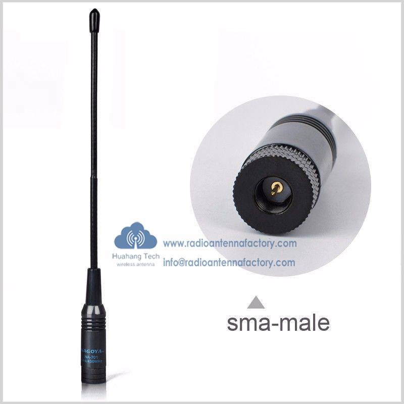 New Nagoya Antenna NA-701 Dual Band BNC SMA-Male SMA-Female for KENWOOD BaoFeng Yaesu ICOM Marantz Radio WalkieTalkie