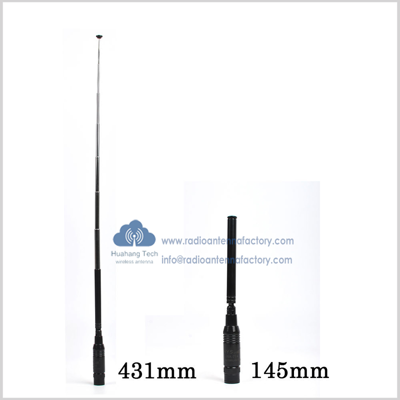 New Nagoya Antenna NA-774 Extendable 90-degree Bendable Antenna BNC SMA-Male SMA-Female for KENWOOD BaoFeng Yaesu ICOM Marantz radio