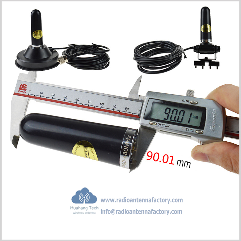 Car Radio Antenna Cannon UV Dual-band Mini Antenna High Giant Radio Station Edge clamp/ Sucker